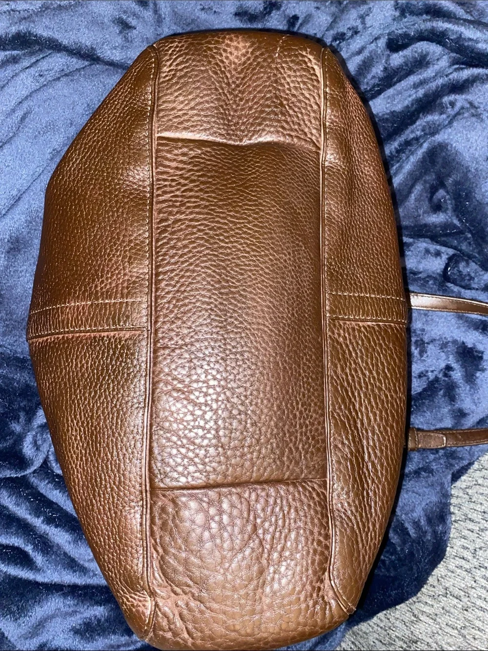 Coach Chelsea Brown Pebbled Leather Shoulder Tote w/ matching Wallet